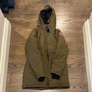 Canada Goose Hunter green Hooded Puffer Jacket